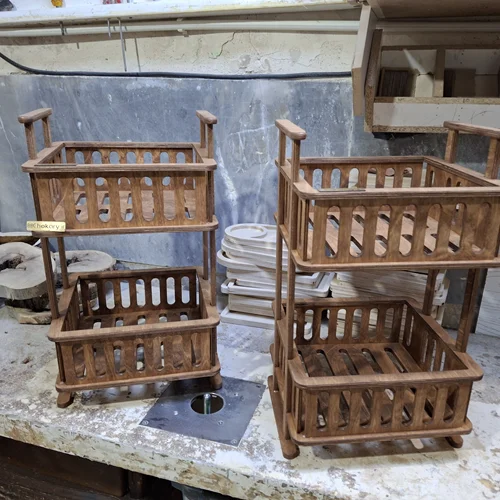 استند چوبی سیب زمینی و پیاز